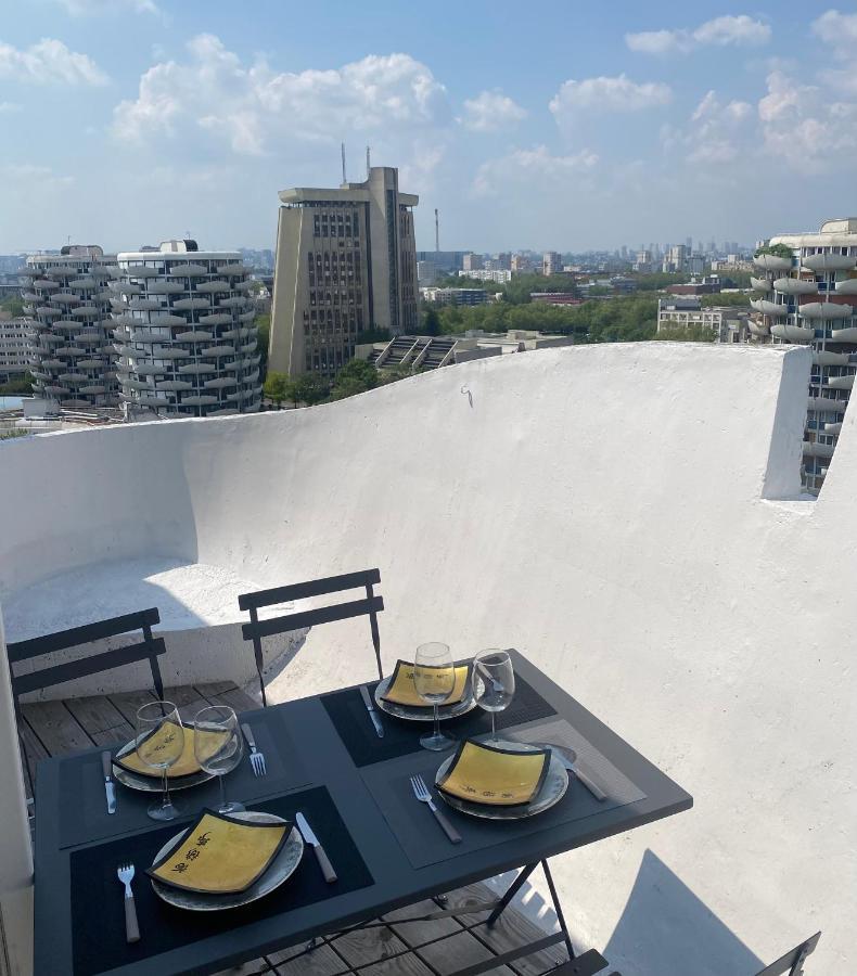 14Eme Et Der Etage "Arty" Avec 2 Chambres Et Vue Panoramique ! Créteil Extérieur photo