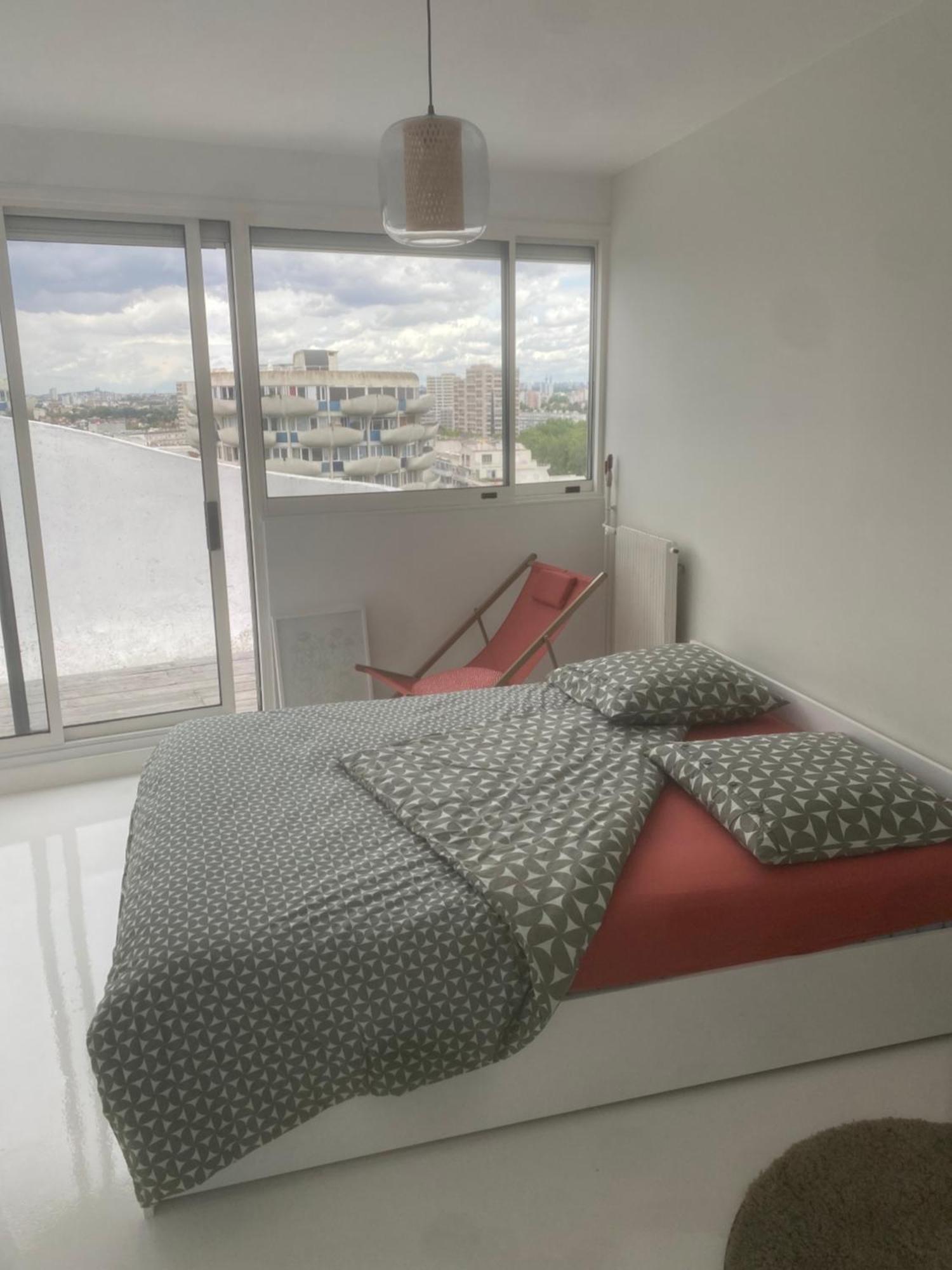 14Eme Et Der Etage "Arty" Avec 2 Chambres Et Vue Panoramique ! Créteil Extérieur photo